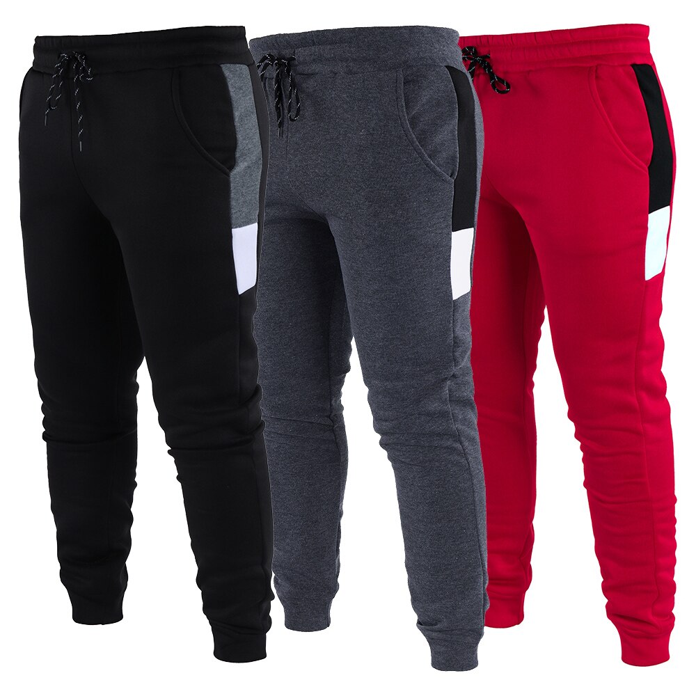 Winter wollen hoodie heren elastisch casual baggy gevoerd trainingspak decolleté harem heren plus size broek