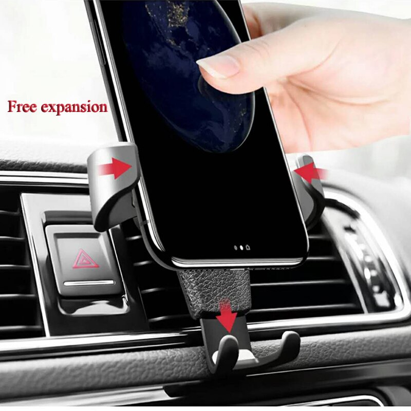 Universele Gravity Auto Telefoon Houder In Auto Air Vent Clip Mount Mobiele Telefoon Houder Mobiele Telefoon Stand Ondersteuning Voor Samrtphone