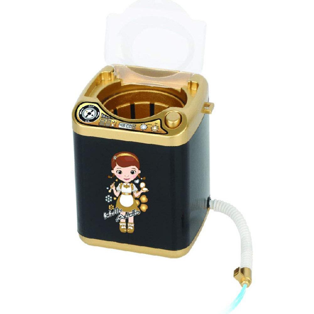 Máquina lavadora para limpieza de brochas de maquillaje para niños, juguete automático de simulación de 11CM