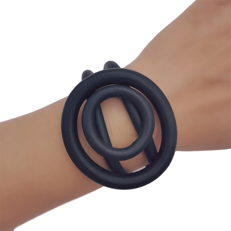 Ukebay Ronde Rubber Sieraden Armbanden Voor Vrouwen Charm Armbanden Etnische Gothic Bangles Hand Kettingen Party Accessoires Vrouw