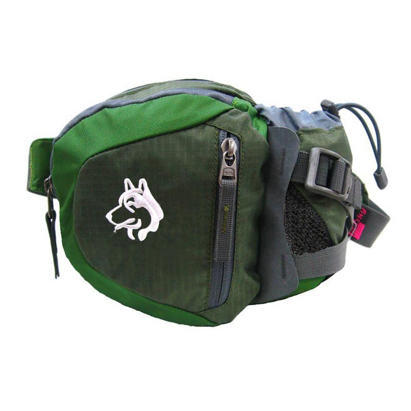 Jungle king outdoor zakken bergbeklimmen kamperen wandelen tas 6l n paardrijden zakken rugzak kleding pakket: Groene kleur