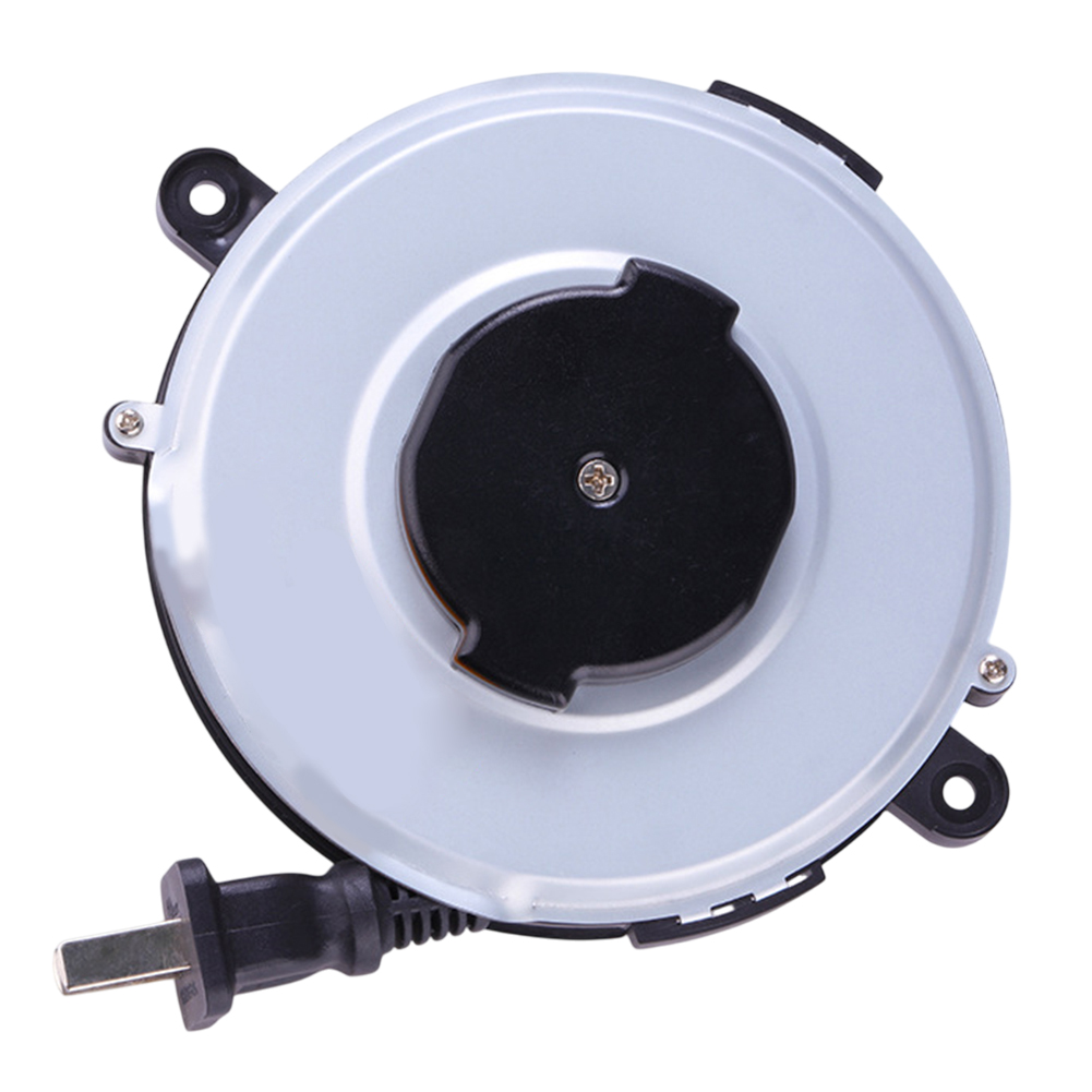 Cabo de extensão conveniente e compacto com recurso de retração automática projetado especificamente para atividades ao ar livre em 220V