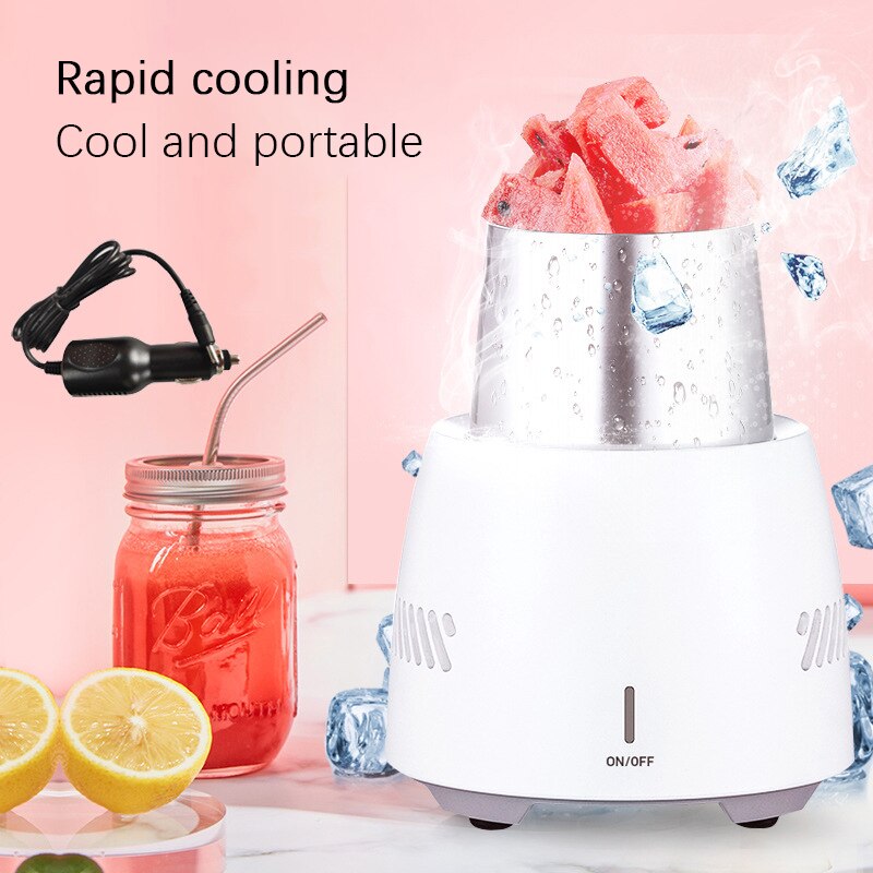 Youpin smart touch control kylskåp dryck kylare kopp 350ml snabbfryst dryck kylare bärbart kylskåp snabb kylning