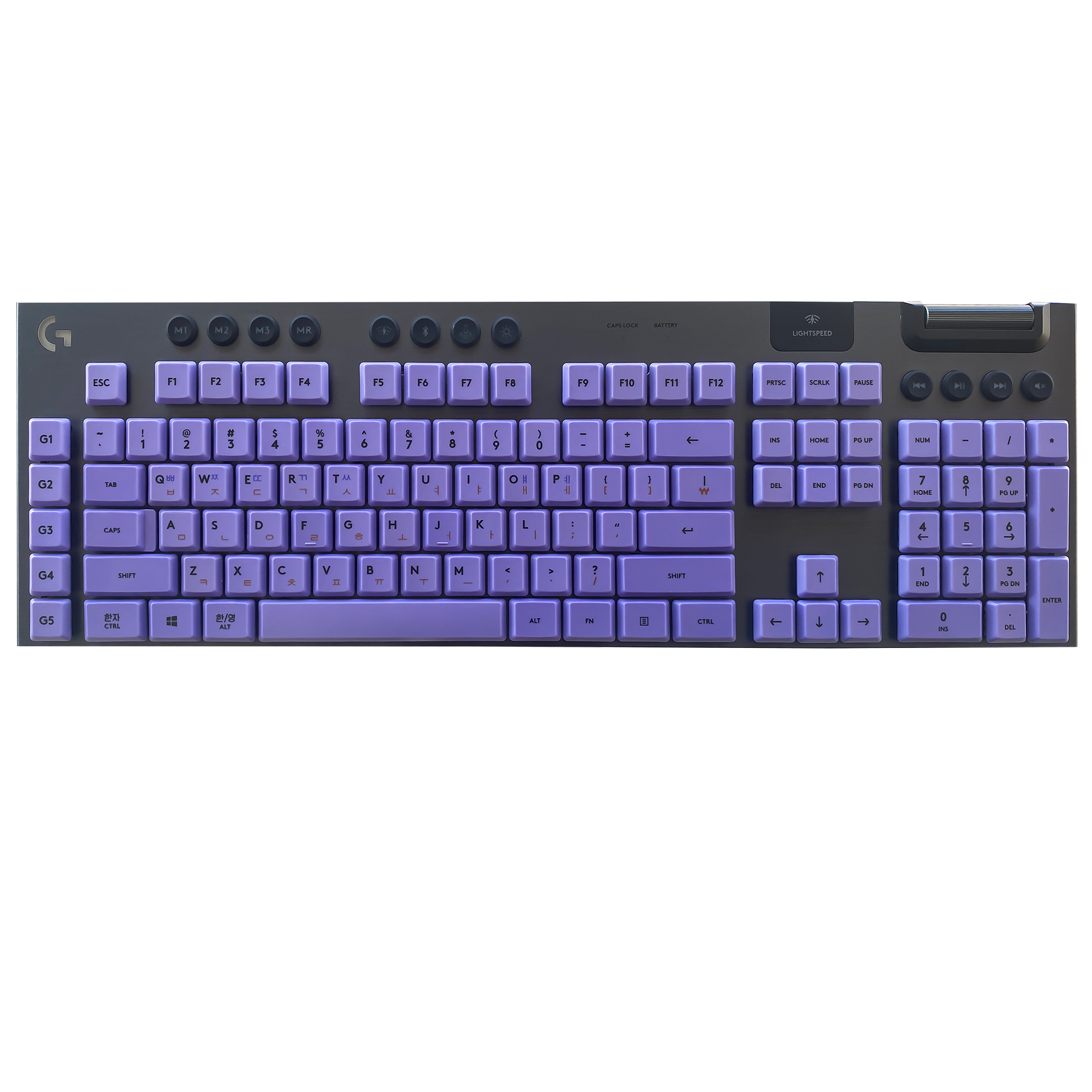 Korean Language Keycaps,PBT/PC Custom Keycap Set,Suitable for Logitech G915 G813 G815 G913 TKL RGB Mechanical Gaming Keyboard.: camel / BLACK SWITCH