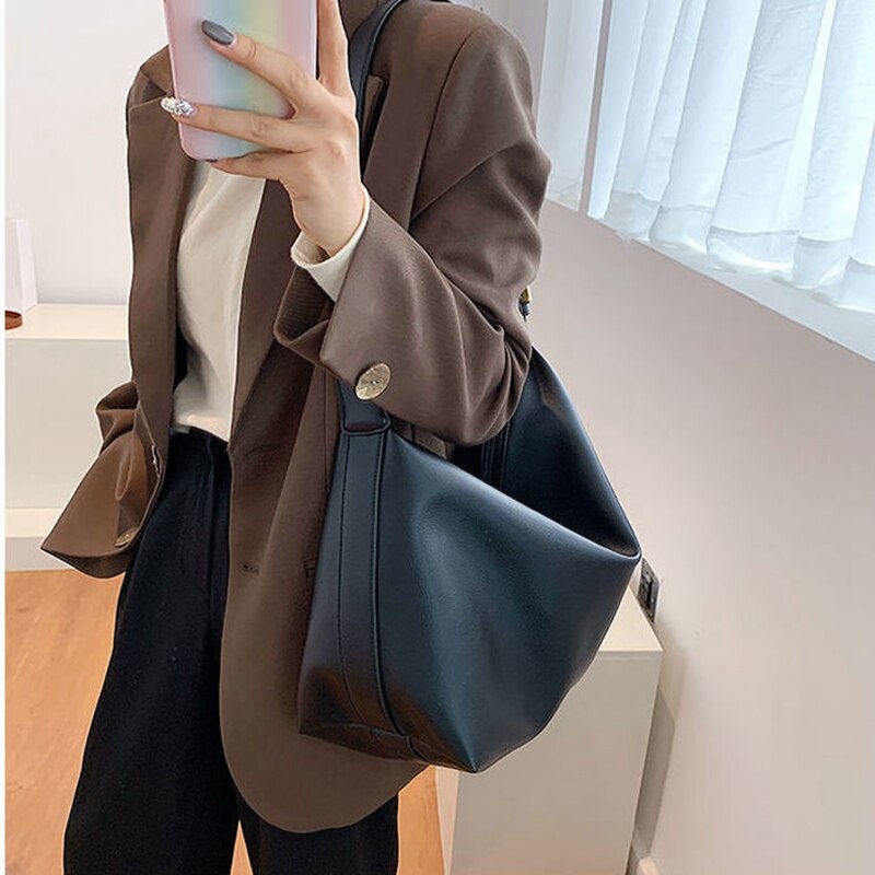 Umhängetaschen für Frauen Tasche Schulter Tasche Tote Tasche Handtasche Geldbörse Weibliche Weiche PU Leder Hohe Kapazität Zipper