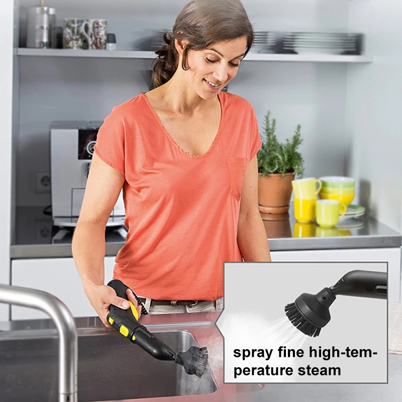 Borstels Voor Karcher SC1 SC2 SC3 SC4 SC5 SC7 CTK10 Handheld Stoomreiniger Nylon Borstel Sprinkler Nozzle Hoofd Onderdelen