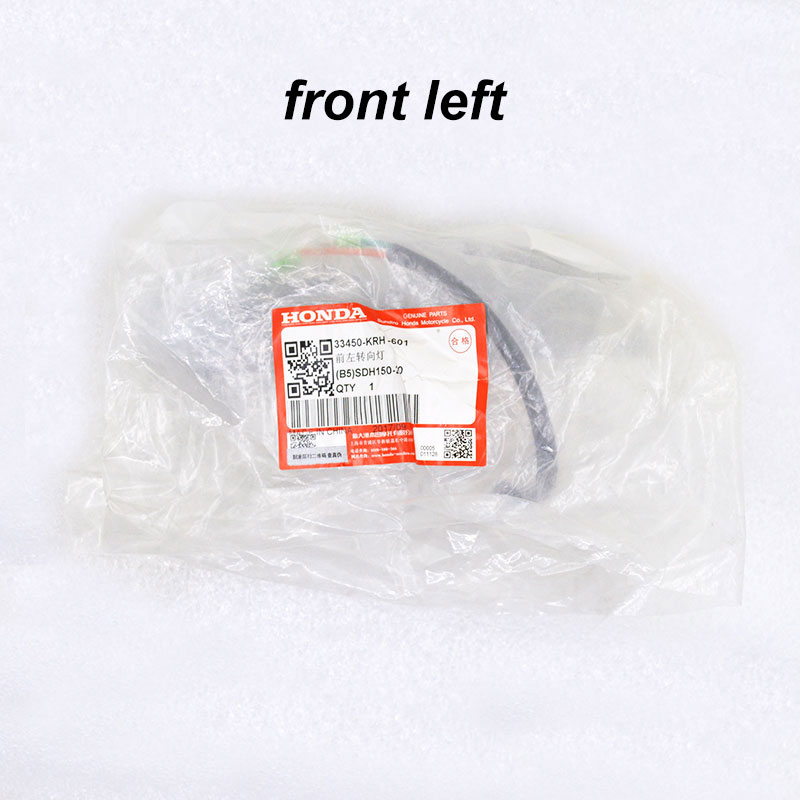 Ensamblaje ligero de señal de giro trasero izquierdo delantero derecho para motocicleta Honda, pieza Original 125, Original, XR125, XR150, XL125, XL, XR, 150: front left