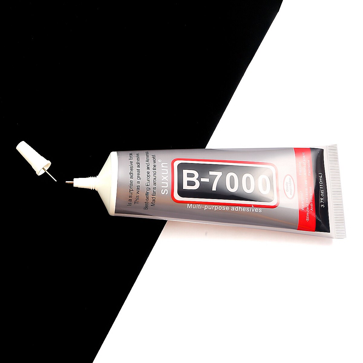 1 pz stile mescolare strass colla fredda B7000 B6000 resina epossidica super colla sigillante per gioielli strass vetro scarpe per telefoni cellulari: B7000 110ML