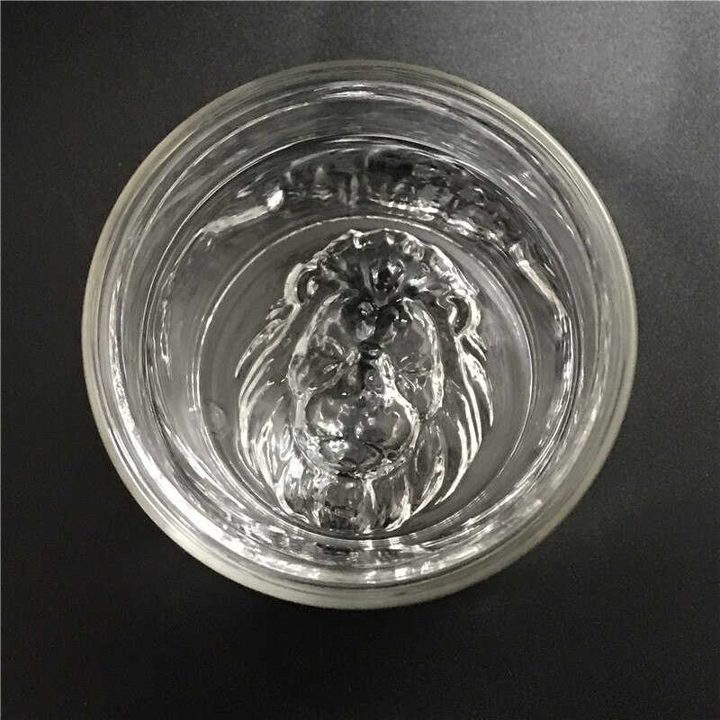 Double Wall Glass Lion Cocktail Cup Drinkware