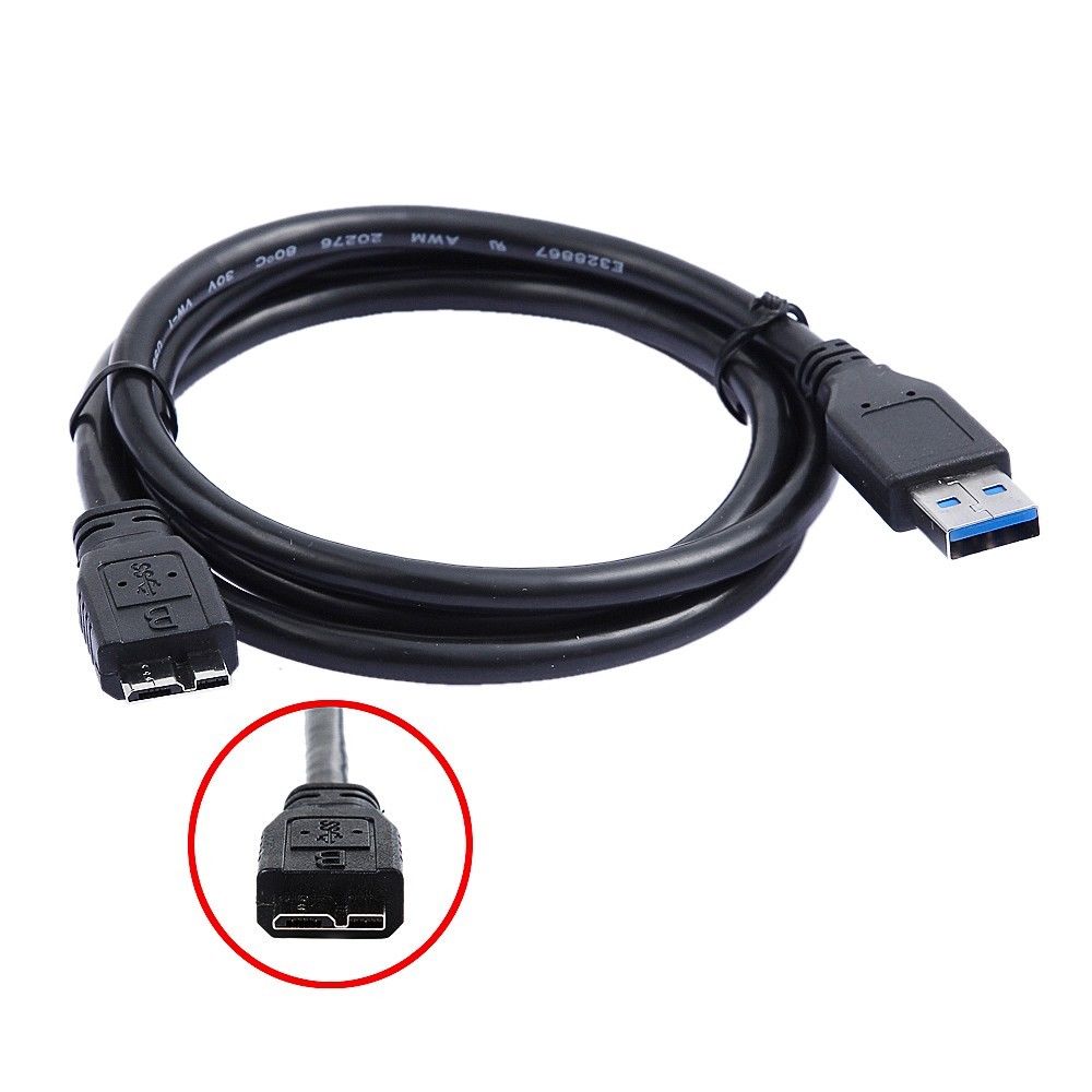 USB 3.0 Kabel A Naar Micro B Voor WD My Passport Ultra Externe Harde Schijven