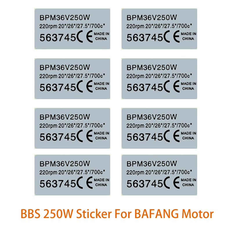 BBS 36V 250W silnik typu middrive naklejka zestaw robić konwersji roweru na elektryczny naklejka na piasta koła Dirve eBike 350W 500W 750W 1000W Moto