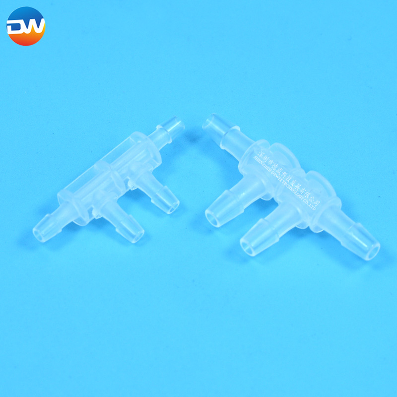 10 Pcs Inkjet Printers Spare Parts Ink Tube Connector Way Hose Ink Pipi Connector DTF Printer White Ink Circulation Connector: 2 ways for 4x3mm