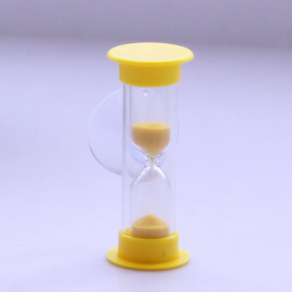 Douche Timer Speelgoed Met Sucker Praktische Zand Klok Baden Tool Gadget Handig Zandloper Abs Badkamer Accessoires Thuis: Yellow / 2min