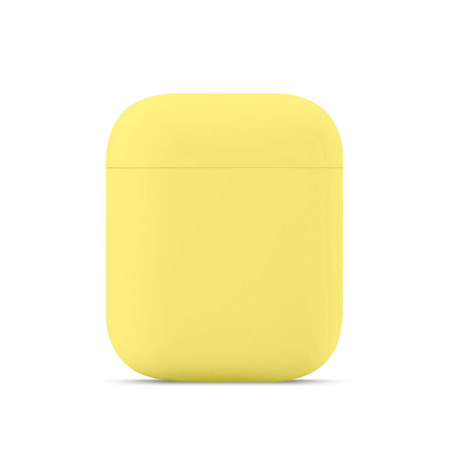 Soft Silicone Cases For Apple Airpods 1/2 Protective Bluetooth Wireless Earphone Cover For Apple Air Pods Charging Box Bags: yellow