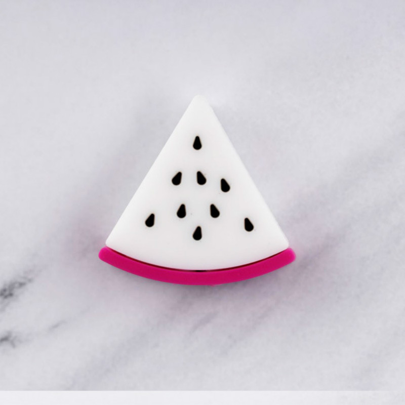 1PC Cute Fruit Phone USB cable protector for iphone cable chompers cord animal bite charger wire holder organizer protection: 2