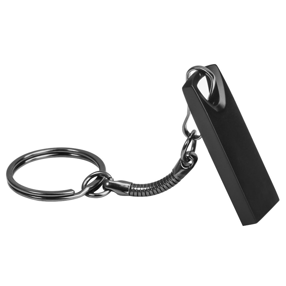 Unidades flash USB de metal de alta velocidade 1GB 2GB 4GB Pendrive 8GB 16GB Pen Drive 32GB 64GB Memória USB Sticks: Preto / 64 GB