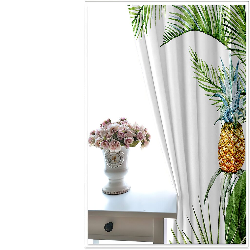 Plante fruit ananas impression rideau salon rideau chambre rideau décoration de la maison adulte enfants maison rideau,