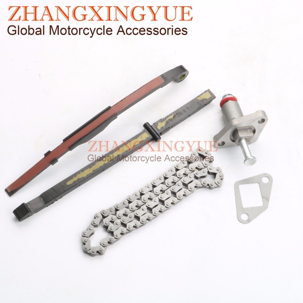 Kits de tensores de cadena de levas, cadena de levas guía de goma para Gy6 50cc 80cc 100cc 139QMB 139QMA