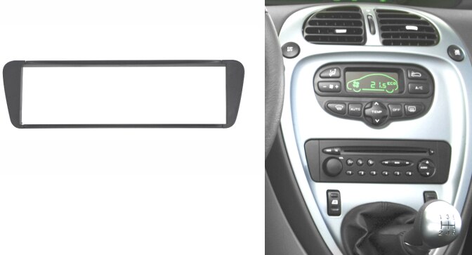 Panneau de l'autoradio One Din pour CITROEN Xsara | Panneau de l'autoradio, Picasso 1999 Headunit Dash Facia, Kit d'installation de cadre de garniture