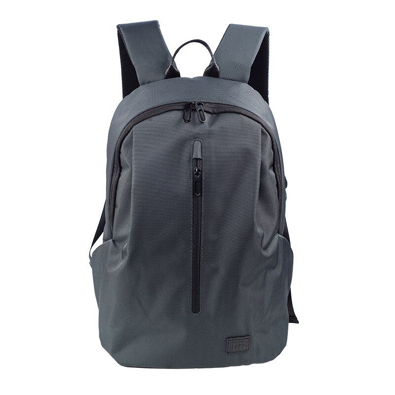 Men's Bag Business Leisure Double Backpack Solid Color Oxford Cloth Computer Bag Shoulders Crossbody Bags Anti Theft: Gray