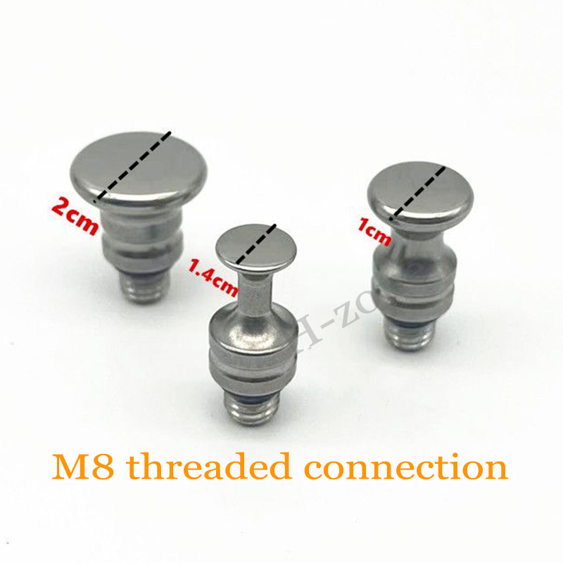 Auto deukreparatietool vervangende kop lichaam deukreparatie afvlakte rubberen accessoires hoofd geschikt voor M8 schroefdraadaansluiting: Paars