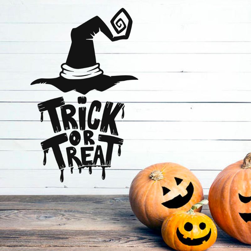 Halloween Verwijderbare Pvc Magics 3D Plafond Vloer Sticker, De Art Dreamscape Home Decor Muurschilderingen Behang