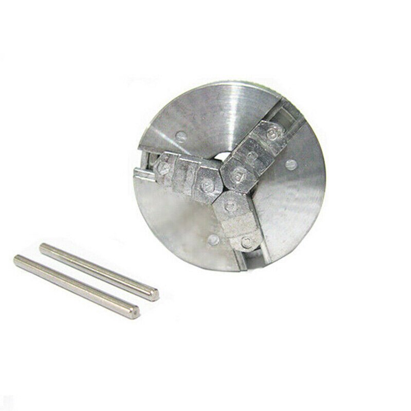 Mini Machine 3-jaw Chuck Lathe Drill Micro Clamp w/ 2 Chuck Key Drilling Tool