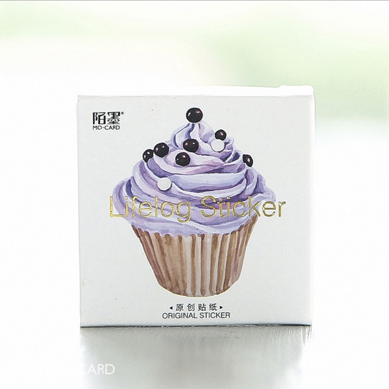 45 pcs/lot Birthday Cake mini paper sticker package DIY diary decoration sticker album scrapbooking