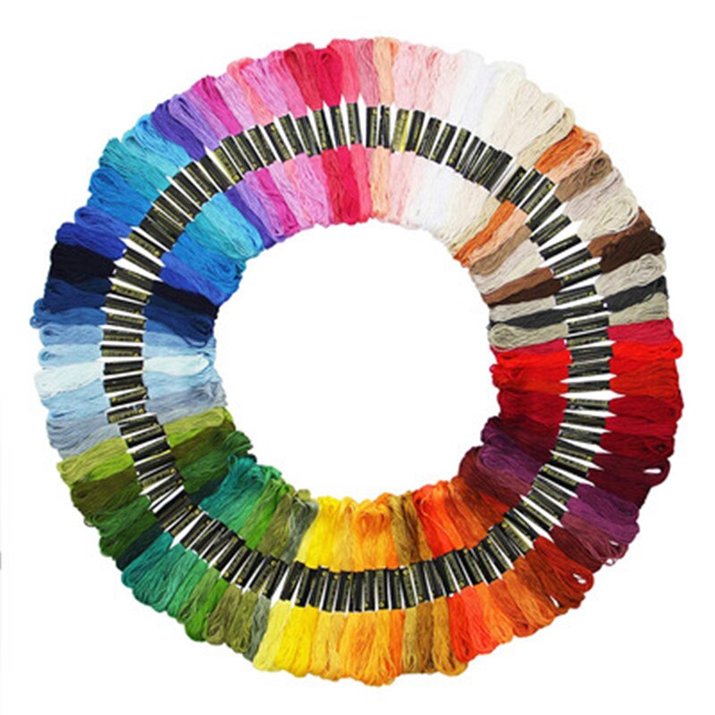 24\36\50 Colors Cross stitch thread Embroidery Thread Floss Sewing Skeins Craft DIY Bracelet braided embroidery thread