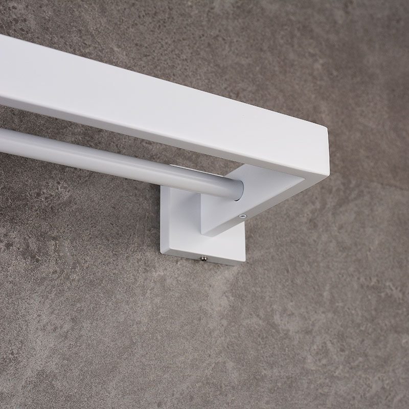 Matte White Bathroom Hardware Accessories Robe Hook Toilet Paper Holder Towel Holder Bar Towel Rail Rack Toilet Brush