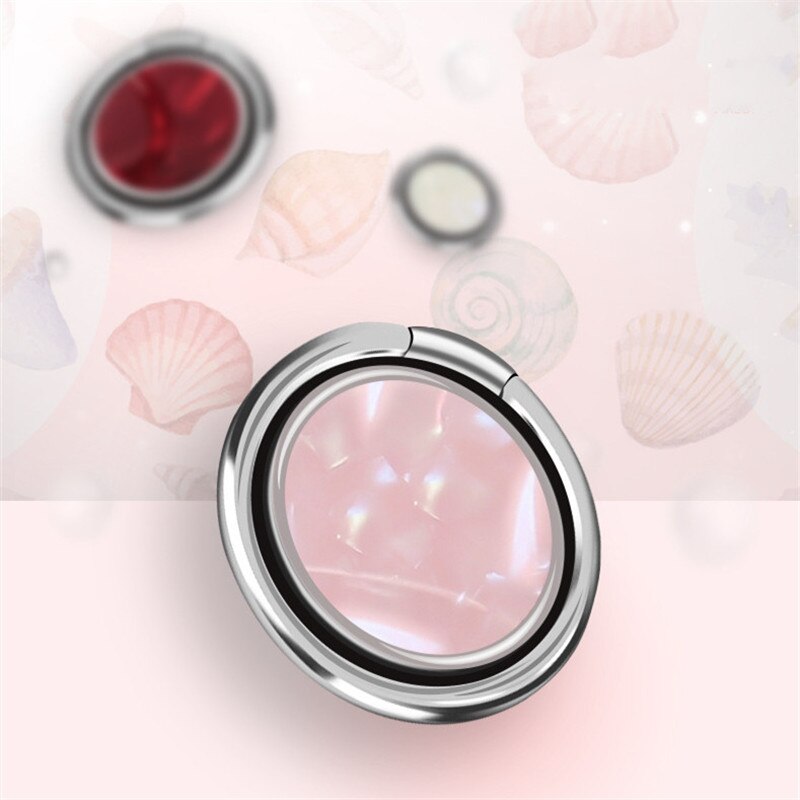 Round Metal Finger Ring Smartphone Stand Holder Universal Mobile Phone Holder Stand For iPhone Huawei Magnetic Car Mount Bracket