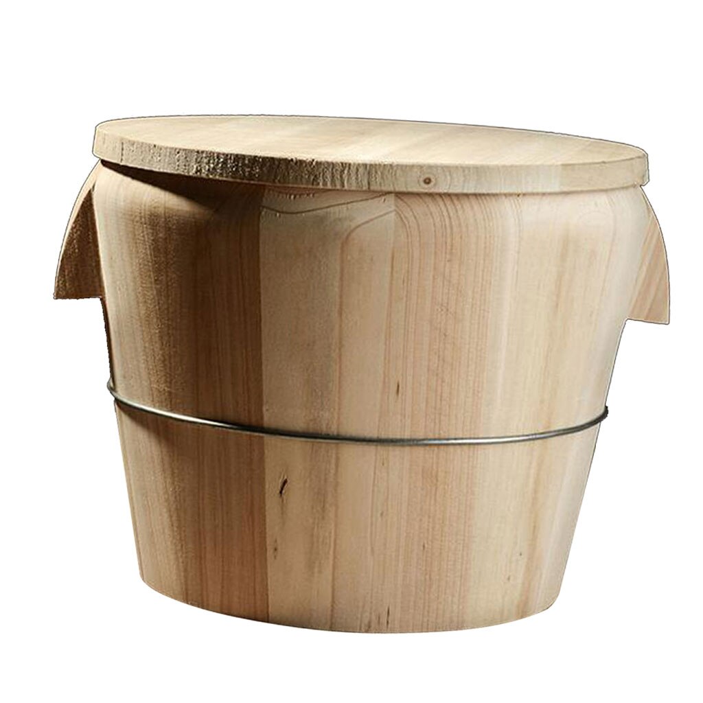 Wooden Rice Tub Rice Cooker Rice Barrel Wooden Steaming Restaurant