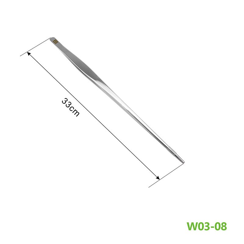 Cut Aquatic Aquarium Plant Tank Stainless Steel long Wave scissor clean tool kit water grass cutter Clipper fish tong aquascape: W03-08