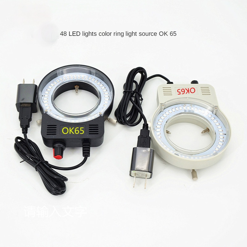 Blue Vision Lichtbron Microscoop Ring Led Lamp Verlichting Monoculaire Stereo Video Surveillance Product Inspectie Lamp