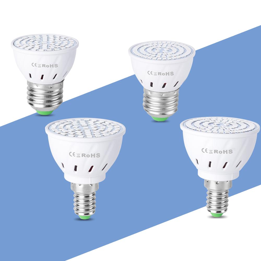 Voksende ledet phyto lampe  e27/gu10/MR16/e14/b22 220v lys ledet til hydroponics voksetelt innendørs rød blå ledet planter vekst lampe