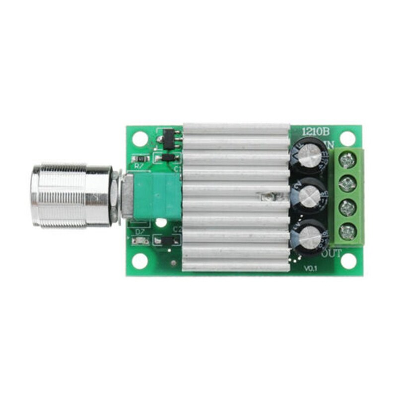 Pwm Dc 12V 24V 10A 240W Power Dc Motor Controller Speed Regulation Dimming Switch Potentiometer with Switch Function