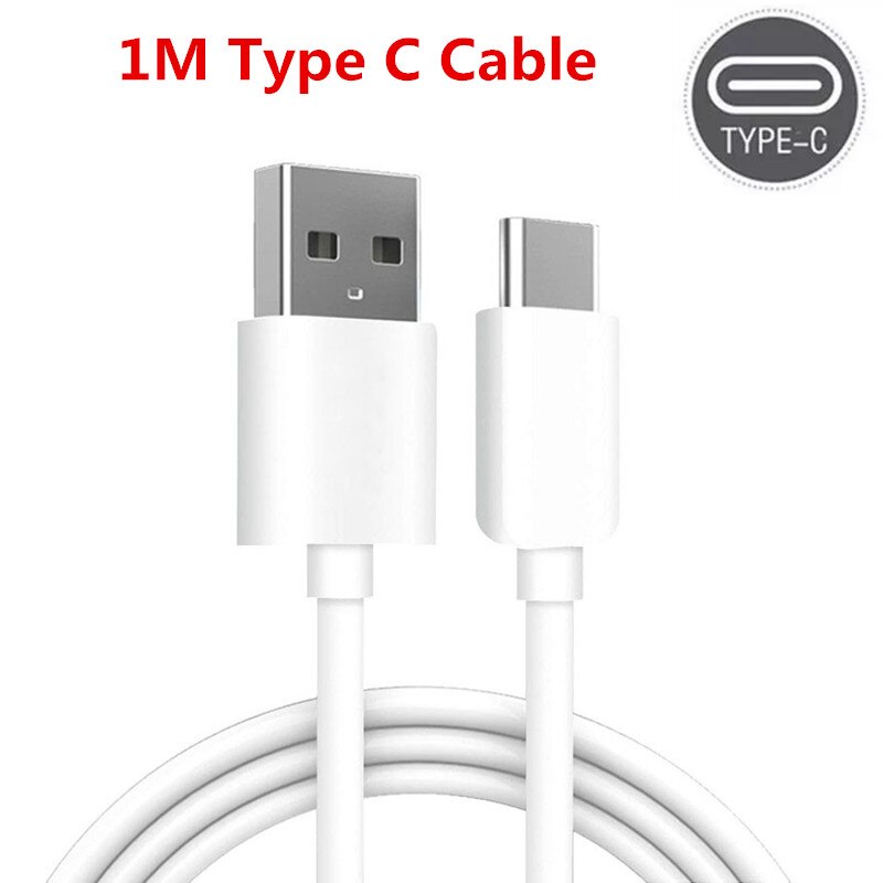 Tipo c cabo para huawei honor 10 9 8 7 lite micro cabo usb para huawei 8c 8a 8x max 7s 7x 7a 7c pro 5v 2a carregador de parede: 1m Type C Cable