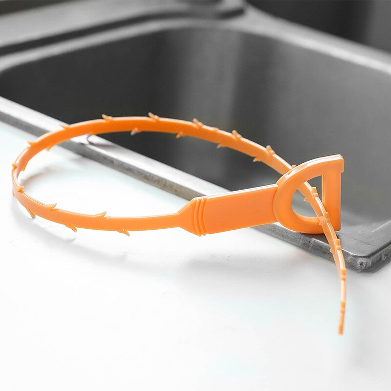 1 Pcs Flexibele Riool Borstel Thuis Buigbare Sink Tub Wc Bagger Pijp Snake Borstel Gereedschap Badkamer Keuken Cleaning Tools