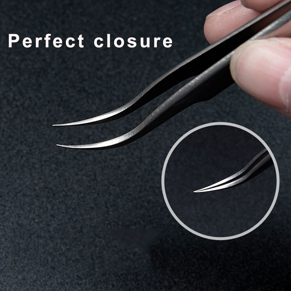 VETUS Stainless Steel Tweezers High Precision set Eyelash Extension 3d Eyelashes Extensions Vetus Tweezer Tools Pincet