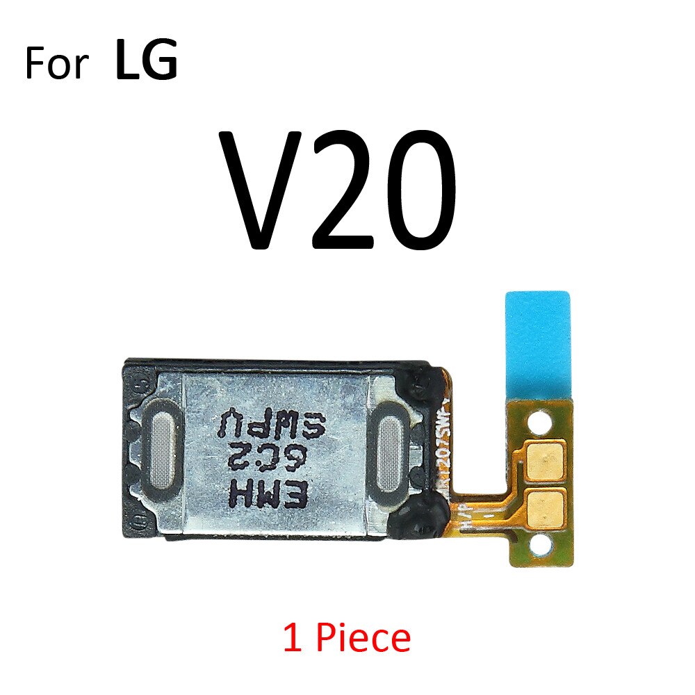Haut-parleur avant de pièce d'oreille d'écouteur pour LG V20 V30 V40 V50 remplacent des pièces: For LG V20