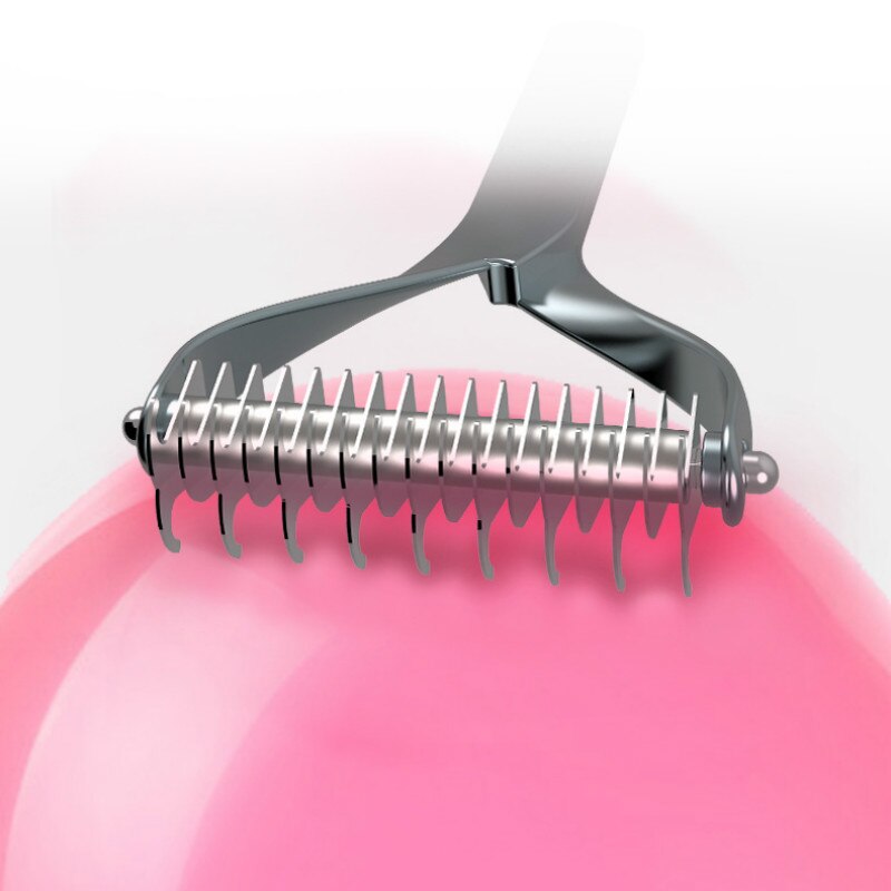 Usuwanie włosów uszu dla psa placki otwarty węzeł grzebień dwustronny grzebień robić usuwania włosów robić pływaka grzebień materiał ze stopu cynku produkty dla zwierzaka domowego