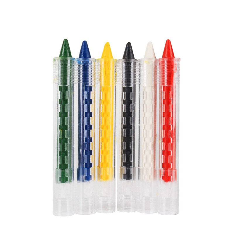 KiWarm 6Pcs 6 Colors Face Painting Crayon Pencils Face Paint