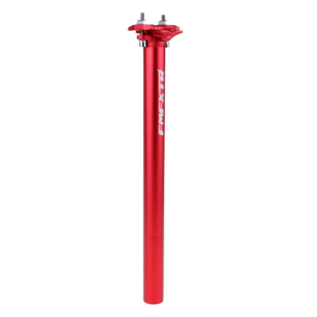 Tija de sillín para bicicleta ligera, tubo de asiento para bicicleta con cuentagotas de aleación de aluminio: Red 30.9x400mm