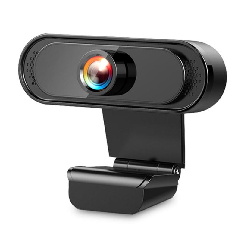 Minicámara de vídeo de ordenador Full HD 1080P Webcam con micrófono USB 2,0 para PC/escritorio/Laptop llamada negra trabajo de Conferencia