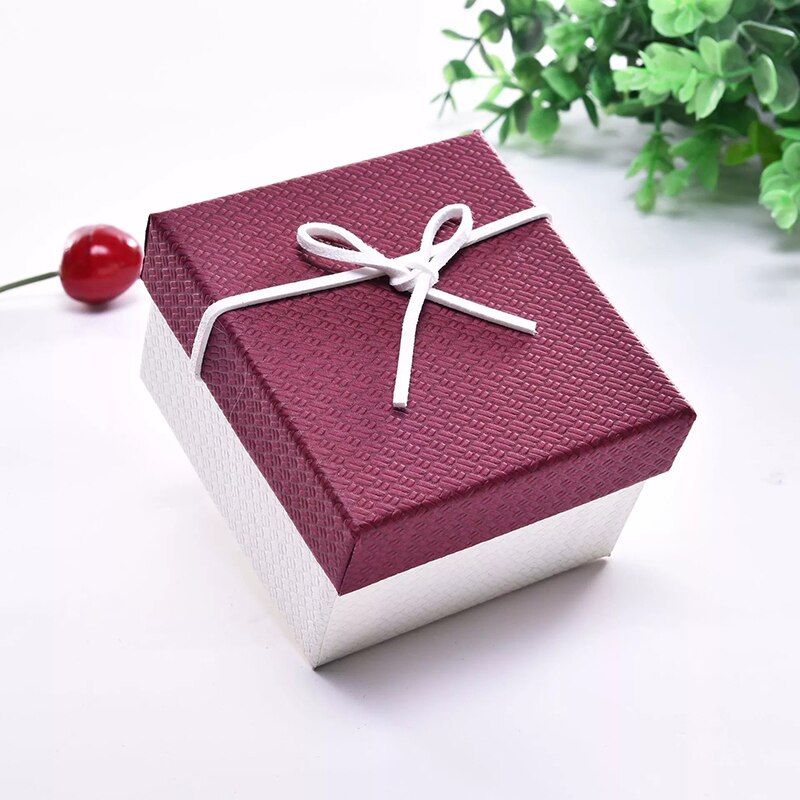 Square Jewelry Box Simple Jewelry Box Earrings Necklace Pendant Display Box Watch Beauty Jewelry Box Bracelet Storage Box