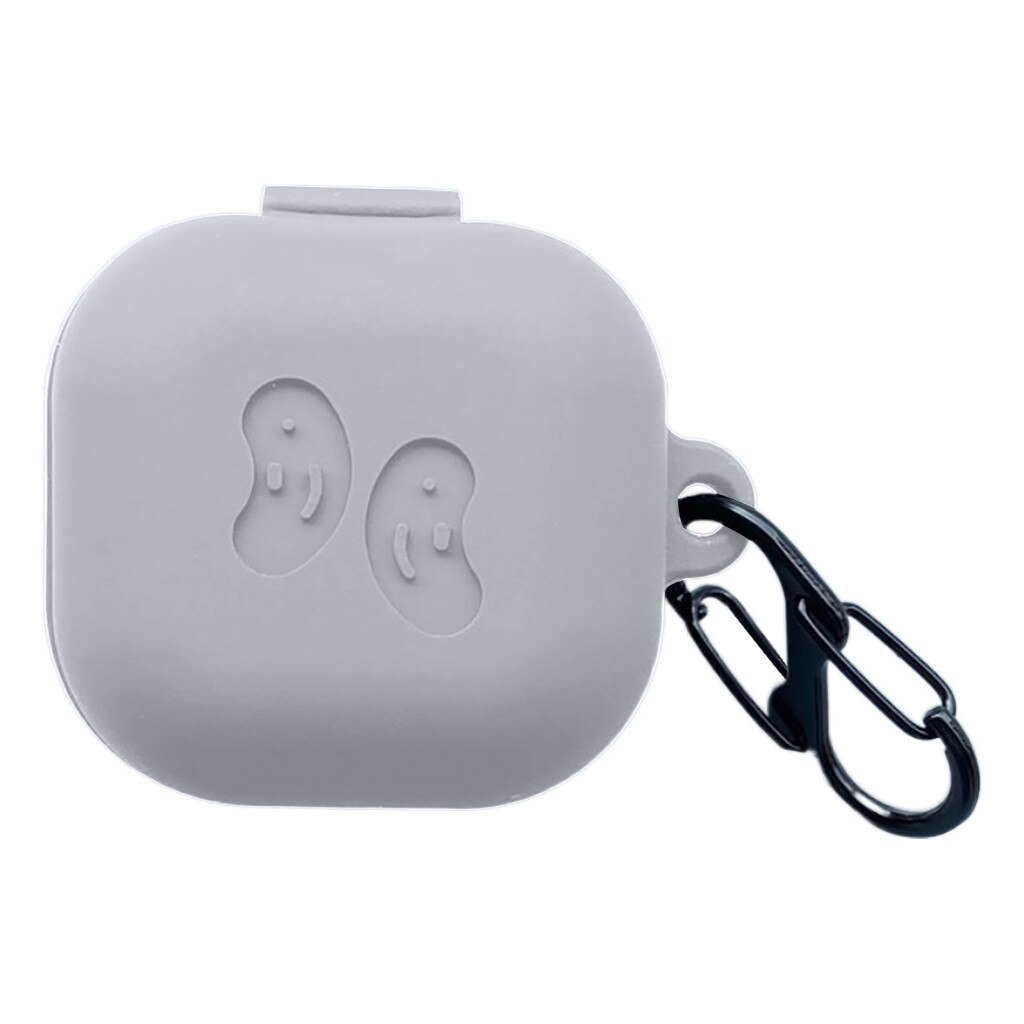 Protective Cover Silicone Case for Samsung Galaxy Buds live Earphone with Hook: D