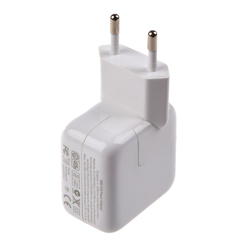 Hvite laderadaptere europeiske standarder til ipad / iphone / ipod / smarttelefoner 2.1a
