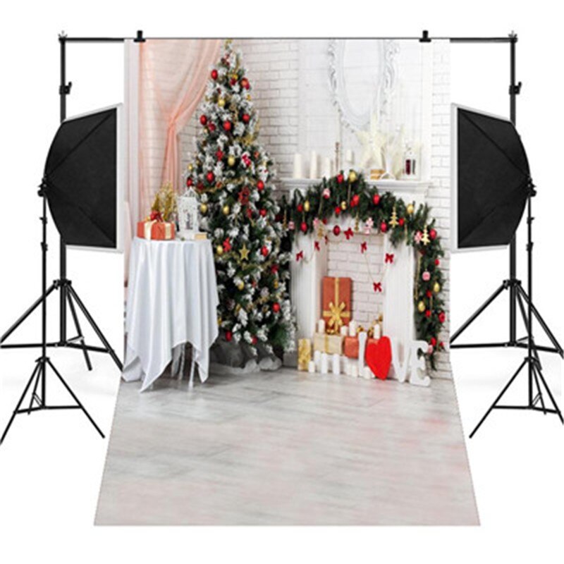 Christmas Backdrops Snow Vinyl 3x5FT Background Photography Studio Photo Studio Foldable Photography Backdrop