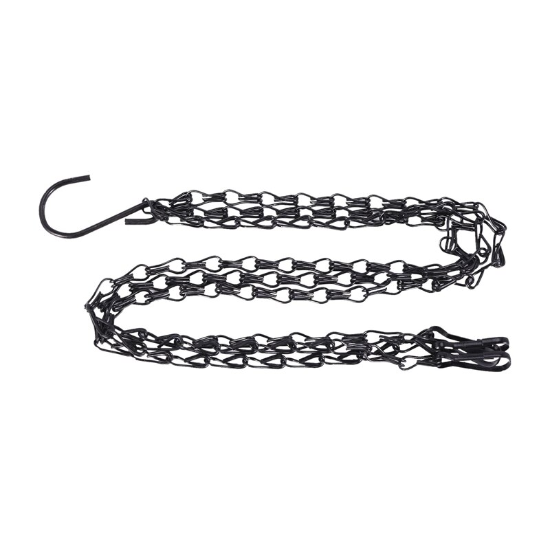 18 opakowanie wiszący łańcuch, ciężki obowiązek 50Cm wiszący kosz na kwiaty wymiana łańcucha-3 punkt roślina ogrodowa wieszak na