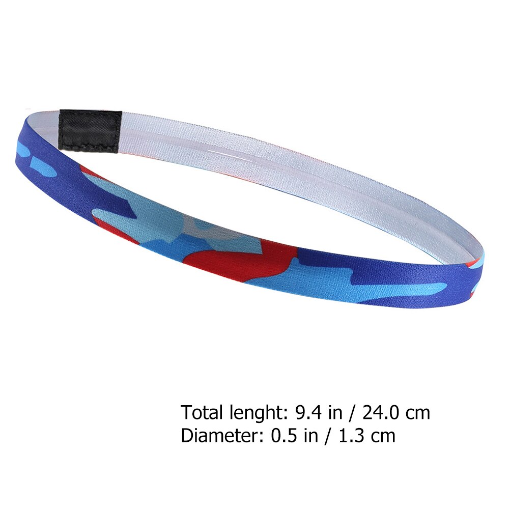 4 pieces anti-skid practical durable unisex yoga hair bands stretchy hairbands sports hairbands